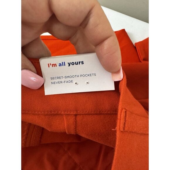 Old Navy NWT Red Pixie Skinny Ankle Pants 4 High Rise Classic Chic Workwear - Picture 7 of 11